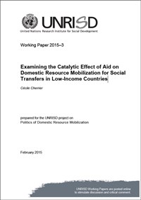 Examining the Catalytic Effect of Aid on Domestic Resource Mobilization for Social Transfers in Low-Income Countries